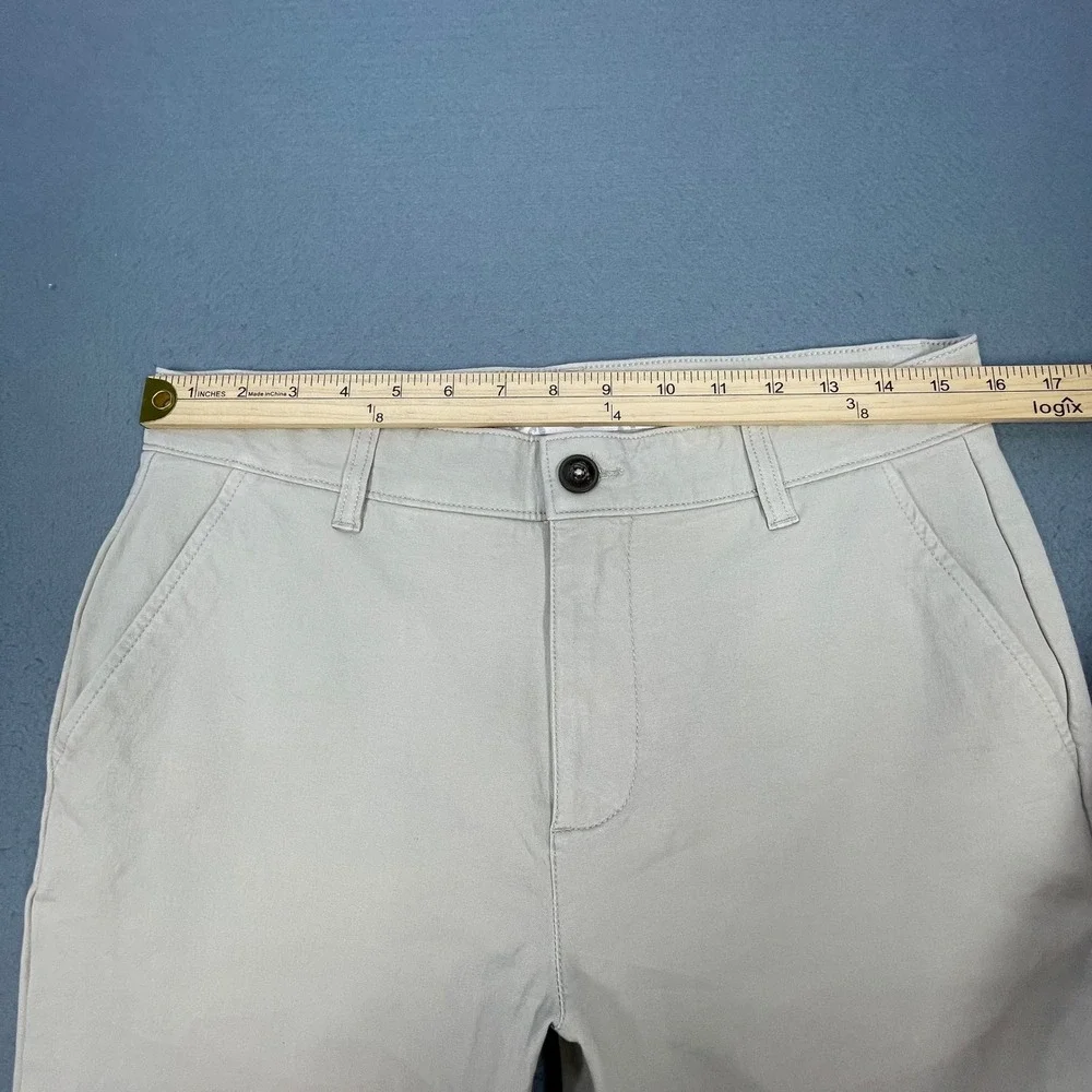 Mugsy Tan Teddys Slim Fit Stretch Chino Pants Mens 32x32